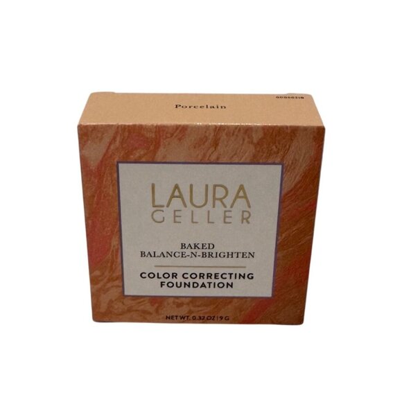 Laura Geller Baked Balance-N-Brighten Color Correcting Foundation Porcelain 9g - Picture 1 of 6